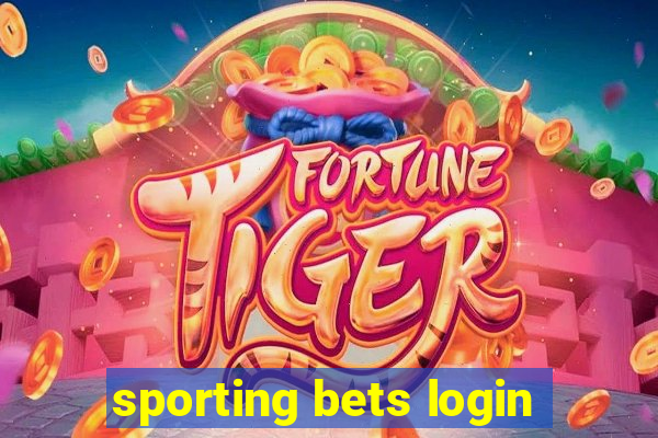 sporting bets login